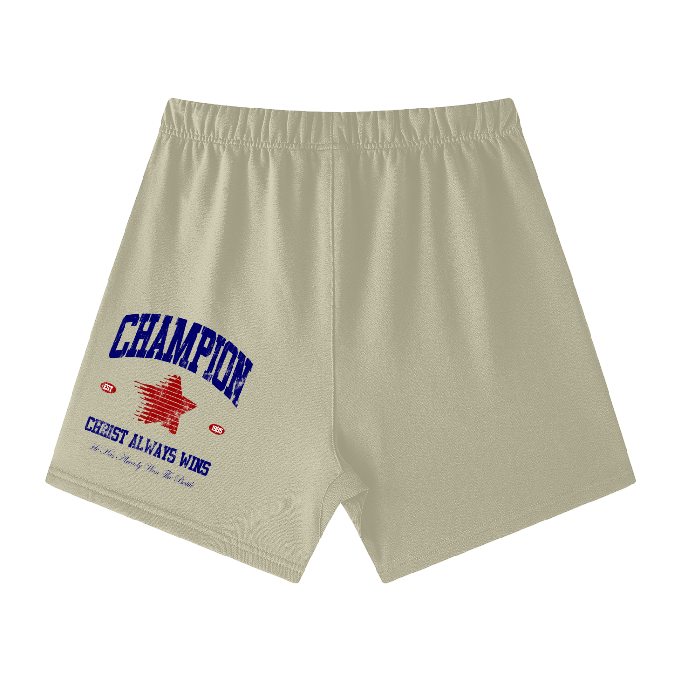 Unisex Earth Tone Loose Fit Cotton Shorts