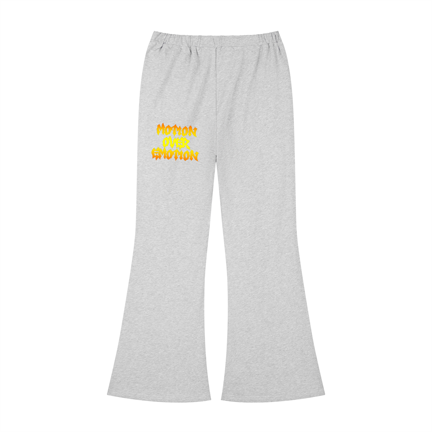 Motion Over Emotion – Spiritual Warfare Women's Slim-Fit Flared Sweatpants