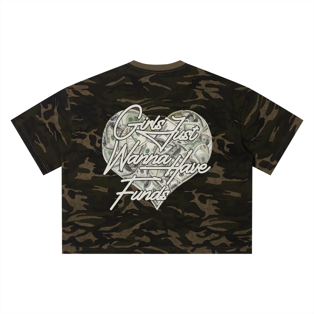 Unisex Camo Boxy T-Shirt