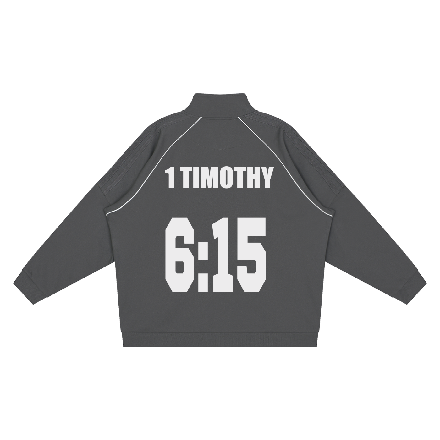 Reflection Striped Raglan Sleeve  Jacket