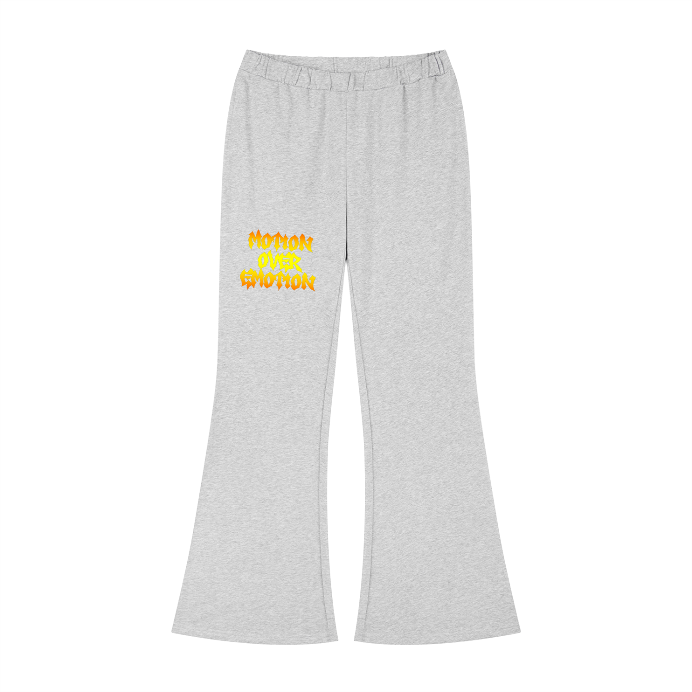 Motion Over Emotion – Spiritual Warfare Women's Slim-Fit Flared Sweatpants