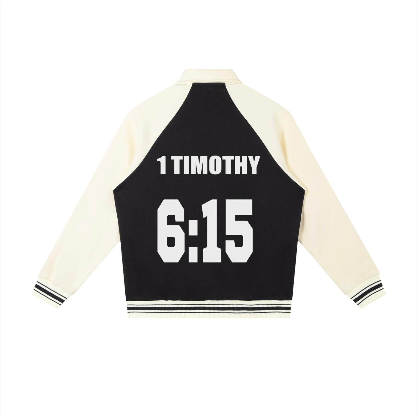 Contrast Raglan Sleeve Baseball Jacket