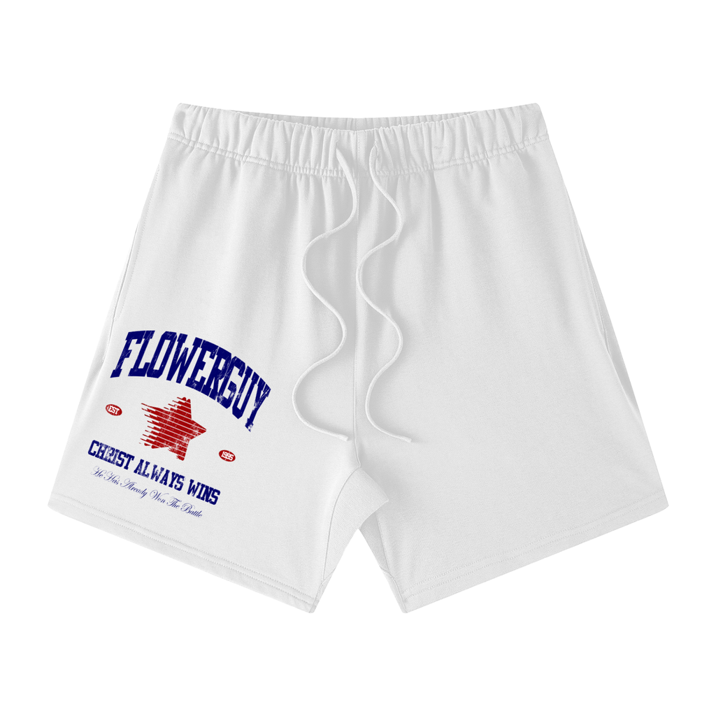 Unisex Earth Tone Loose Fit Cotton Shorts