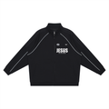 Reflection Striped Raglan Sleeve  Jacket