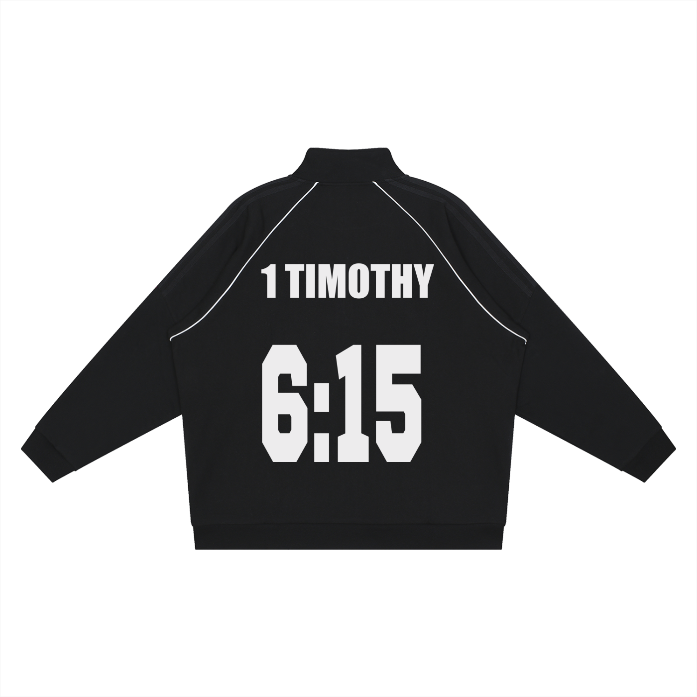 Reflection Striped Raglan Sleeve  Jacket