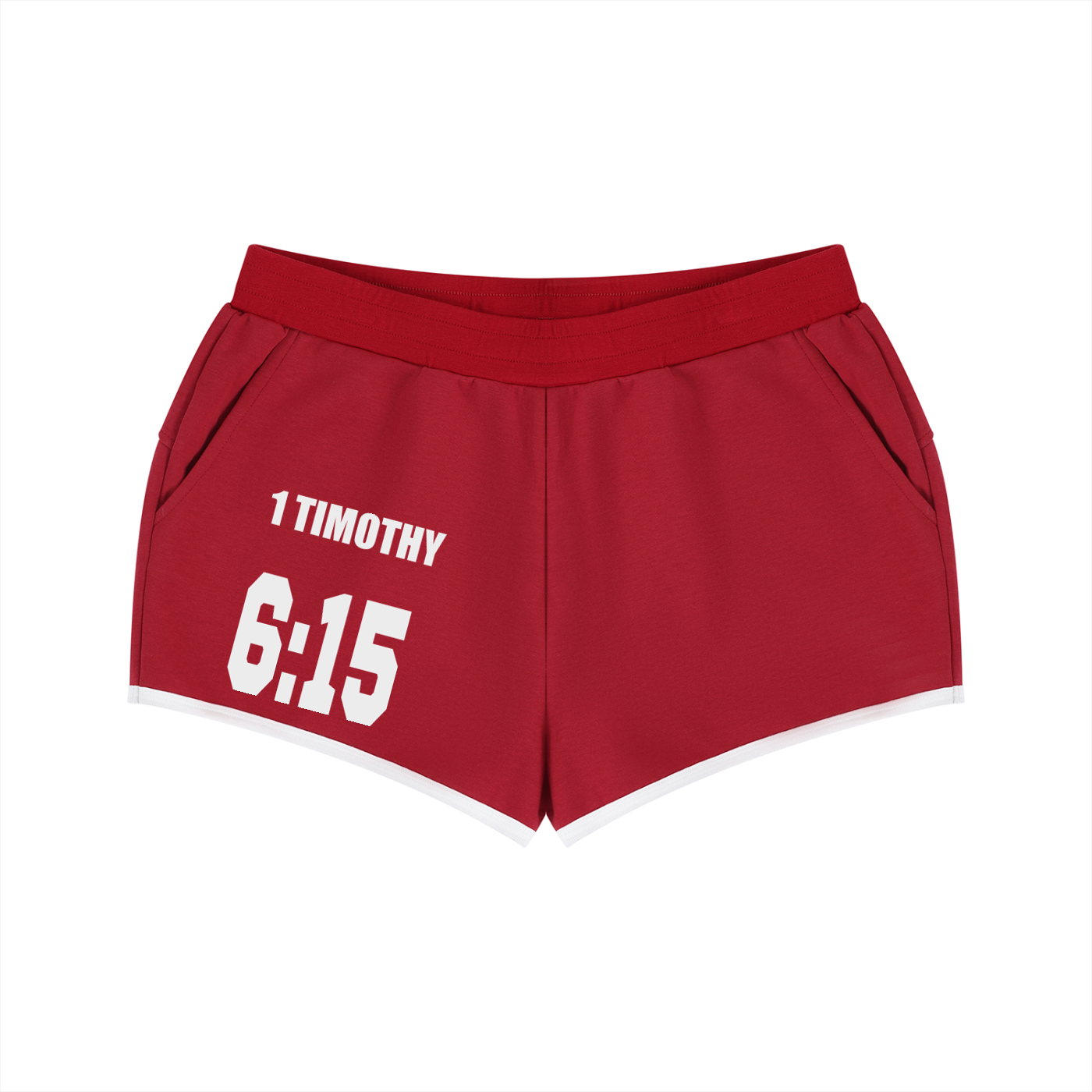 Women's Retro Contrast Binding Shorts