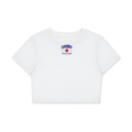 Fitted Crop Cotton T-Shirt