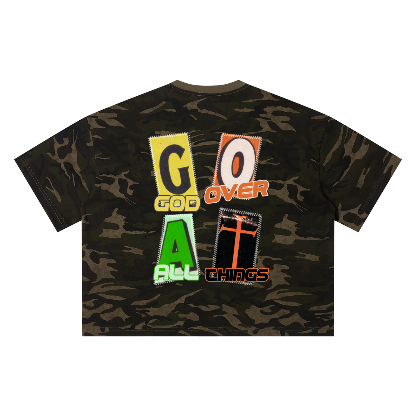 Unisex Camo Boxy T-Shirt